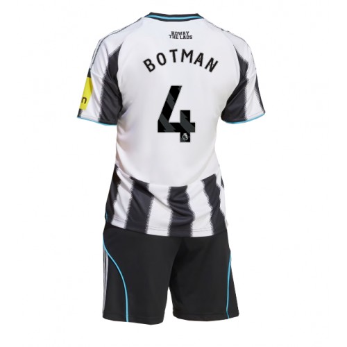 Stroje piłkarskie Newcastle United Sven Botman #4 Koszulka Podstawowej dla dzieci 2025-26 Krótki Rękaw (+ szorty)